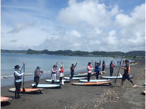 【千葉・南房総】海水浴/マリンアクティビティ〜資格取得インストラクターがガイドするらくらくSUP体験（撮影付き・初めての方大歓迎）の画像