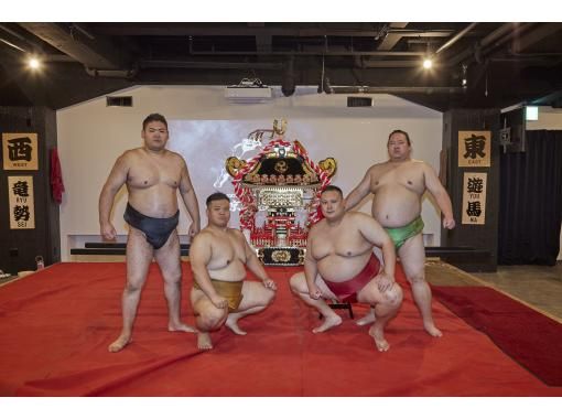 【東京・銀座】相撲・神輿を家族全員で体験しよう!食事またはお菓子セットつき!の画像