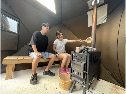 【アップデート完了】アウトドア制覇！サウナ×焚火×BBQ×ドラム缶風呂×海水プールプランの画像