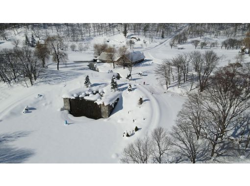 【長野・木島平村】午後からスノーシュー　初めての雪上散歩に最適! スノーリゾートロマンスの神様から「やまびこの丘公園」でスノーシュー体験の画像