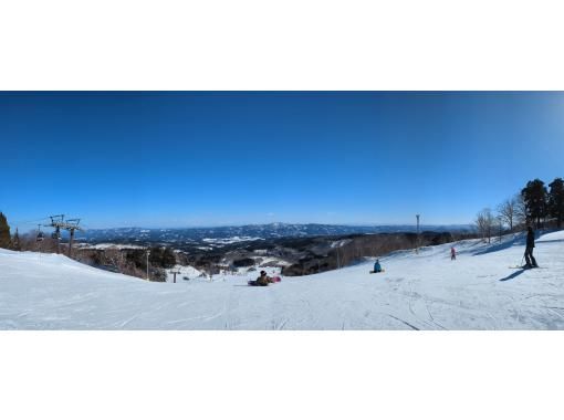 【秋田・鳥海山麓】冬の鳥海高原を遊び尽くす！スキーとスノーモビル満喫体験！の画像