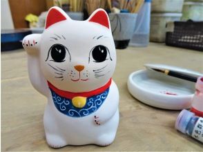 【静冈/热海】“招财猫绘画体验课程”体验结束后可以把画带回家！还可以选择生肖（马）