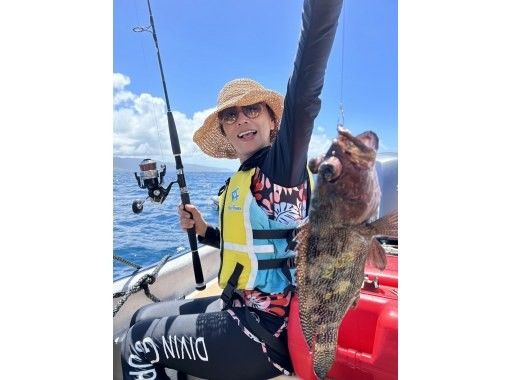 【沖縄・石垣島発】半日釣り体験/冬季限定価格！！初心者・女性･お子様OK/ベテラン船長と行く！（約3時間）の画像
