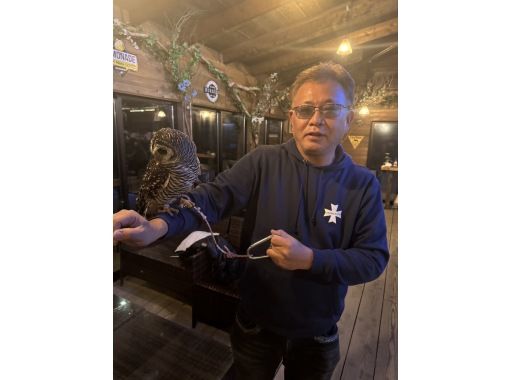 【和歌山，五保】尽情享受户外时光！猫头鹰肩扛和拍照体验の画像