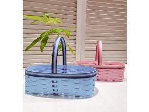 【大阪，新世界】用紙帶製作可愛的籃子