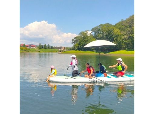 【広島・三次】自然と山波を満喫する欲張りツアー〈湖上SUPとハイキング／丸1日コース〉お子様・未経験者OK・広島西風新都から車で1時間の画像