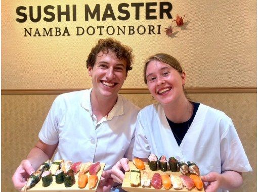 Osaka: Hands-on Sushi Making Experience (Premium)の画像
