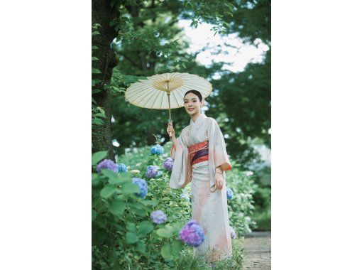 【도쿄・아사쿠사】정비단 소문 렌탈・비단 100%의 극상의 촉감과 광택! 한 단계 위의 거리 산책 체험. 빈손 OK &middot; 여성 환영!の画像