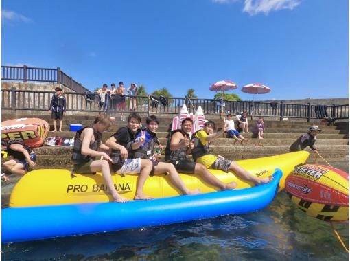 【沖縄・宜野湾】バナナボート&シュノーケリング体験！1時間プランの画像