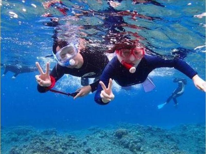 [Okinawa Prefecture Kerama Islands Zamami Island] A boat where you can enjoy 4 points in the morning and afternoon Snorkeling 1 day courseの紹介画像