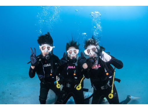 学割！【沖縄北部・水納島・瀬底島 】ボート体験ダイビング2ダイブ 初心者大歓迎！写真・動画無料プレゼント！の画像