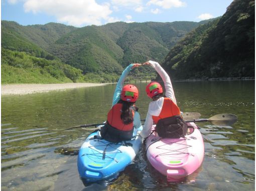 【高知・四万十・カヤック・川下り】（4月～11月）雄大な自然と四万十川を満喫！3.5㎞川下り半日コース 画像は無料DL＋ドリンク付き♪の画像