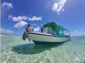 船で行く幻の島上陸＆ウミガメシュノーケリング【半日3時間コース！ウミガメに会える！写真データ無料☆送迎無料☆秘境の島で感動体験！】