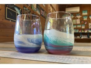 【沖縄・宮古島】波のような模様のグラスが作れる！海レジングラスづくり体験☆