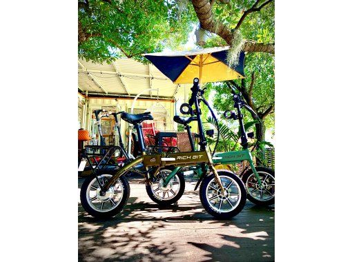 【沖縄・名護】古宇利島のおとなり屋我地島発！公道OK☆電動バイク島めぐり1時間プラン☆16歳以上なら免許不要♪の画像