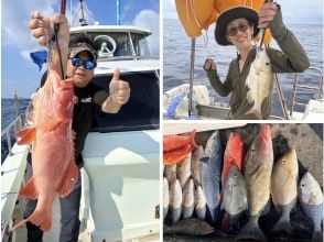 【宮古島/釣り船｜半日】釣った魚を食べられる？！手ぶらでOK！エサ付けから魚の処理までプロにお任せ！3歳から楽しめるワクワク体験釣りツアー!