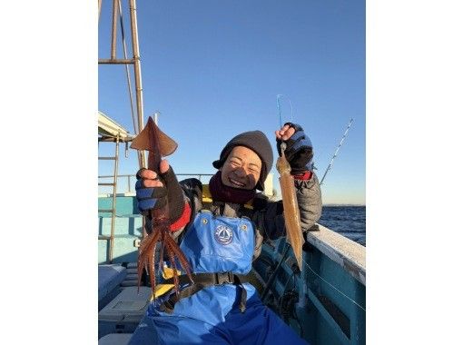 【千葉・勝浦】《八幡丸》イカの船釣り体験！初心者歓迎！乗合プランの画像
