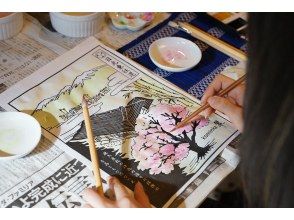 【茨城・古河】築150年を超える侍ルーツの古民家で体験する 日本の伝統工法のヒミツ(お話)と浮世絵絵付け体験