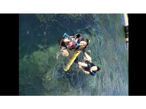 【名護市・今帰仁村・古宇利島】初心者歓迎！今帰仁ブルーでウェイクボード体験＋バナナボートなど選べる最新マリン1種付きプラン(Dプラン）の画像