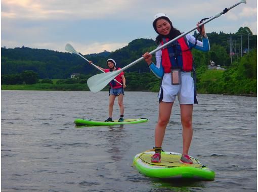 【那珂川サップ】茨城・清流の那珂川で初めての方からサップを楽しむ体験ツアー 【初心者～・初期講習あり】の画像