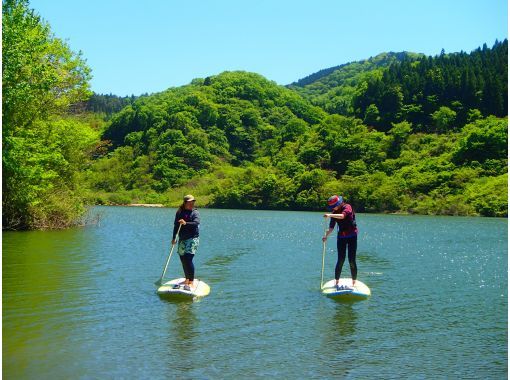 【那珂川サップ】茨城・清流の那珂川で初めての方からサップを楽しむ体験ツアー 【初心者～・初期講習あり】の画像