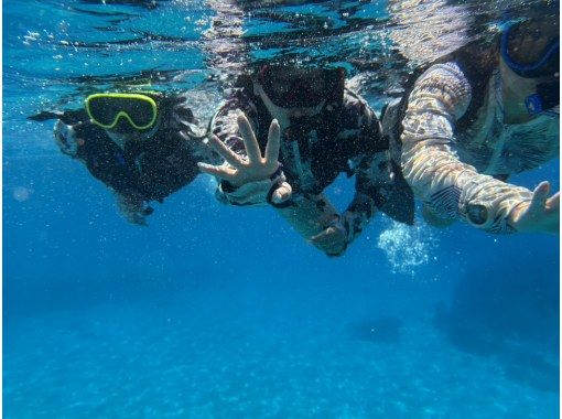 【沖縄・本部】★手ぶらでGO！ボートシュノーケルの画像