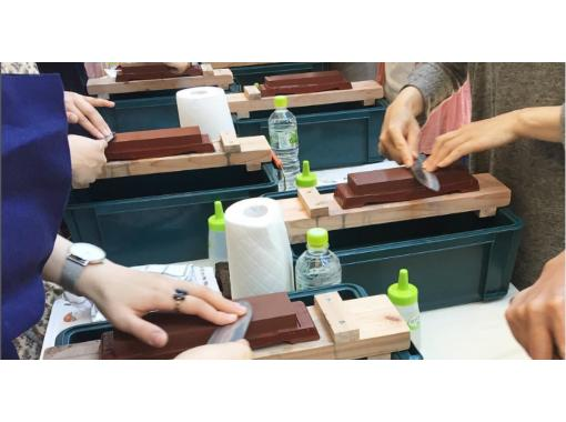 【大阪・堺筋本町】包丁研ぎマンツーマンレッスン！初心者歓迎・包丁１本持ち込みOK・砥石ご購入希望の場合は砥石付プランでお申し込みください！の画像