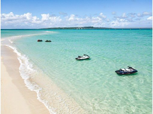 【宮古島】ドローン空撮付きジェットスキーレンタル〈3時間〉秘境ロングツーリング｜プロガイド同行の画像