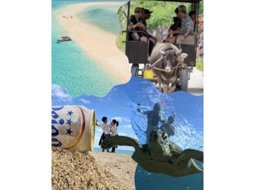 【竹富島/幻の島】超お得！竹富島往復船チケット付き☆幻の島上陸＆高確率で会えるウミガメシュノーケル｜当日予約・0〜85歳OKの画像