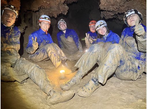 【沖縄本島・洞窟探検】全身泥だらけの本格ケイビング体験！巨大ホール&times;匍匐前進｜初心者OK・自由度高め・少人数制の画像