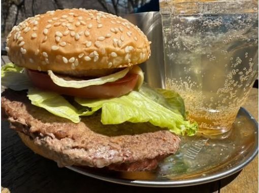 ツリーイング・焚火バーガー体験の画像