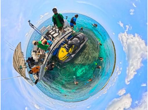 【中城・うるま市・東海岸・ビーチ集合】沖縄で贅沢貸切‼️1日ボートチャーターでアイランドホッピング満喫プラン❣️新規OPEN記念実地中‼️の画像