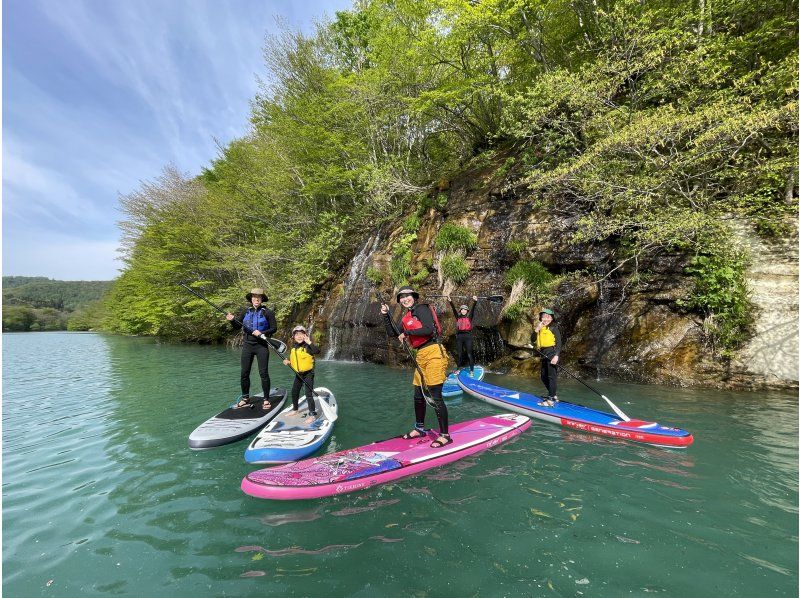 【北海道・SUP体験】透明度の高い支笏湖の湖面をクルージング!SUP体験(半日コース)の画像