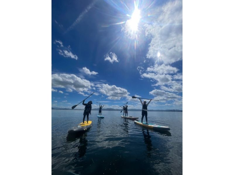 【北海道・SUP体験】透明度の高い支笏湖の湖面をクルージング！SUP体験（半日コース）の画像