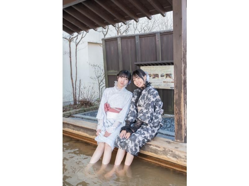 【群馬・伊香保】伊香保温泉石段街で物語の主人公になれる浴衣レンタル　浴衣プラン（３時間）石段街を食べ歩きしながら散策！