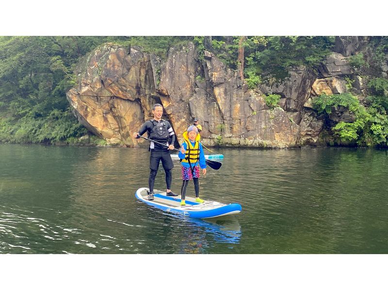 【北海道・SUP体験】透明度の高い支笏湖の湖面をクルージング！SUP体験（半日コース）の画像