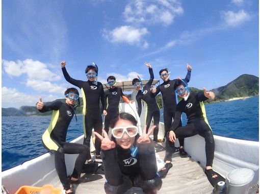 【鹿児島・奄美大島】「ボートシュノーケル」撮影した写真はその場でプレゼント！（シャワー・更衣室・タオル完備）の画像