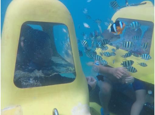 【冲绳名护】从小孩到老人都可以轻松潜水！古宇利大桥旁边最新的海上活动“潜水滑板车”！！の画像