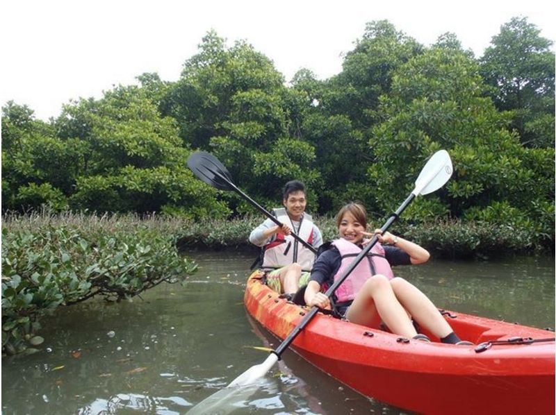 [沖縄孩子們也是成人探險家☆大型天然紅樹林皮艇探索！の紹介画像
