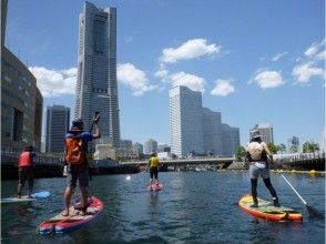 【横浜】老若男女問いません!SUP初心者講習 都市の水辺がもっと身近に!(2時間コース)の画像