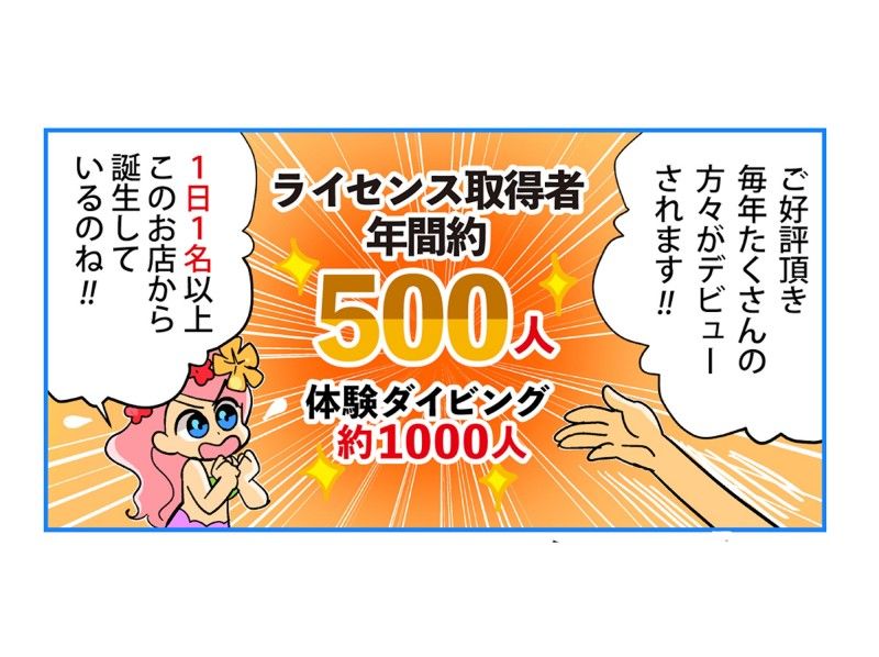 [รับคูปองทั่วไปในภูมิภาค] ใบอนุญาต OWD ระหว่างประเทศของ PADI (ออกบัตรทอง) 42,800 เยนの紹介画像