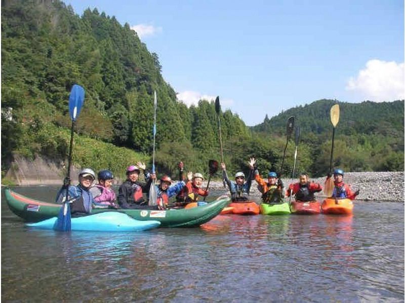 【春野町・気田川】初めてでも安心のカヤック体験スクール（半日コース）