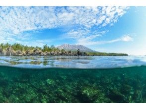 《Corona countermeasure shop/local gathering possible》 [Kagoshima/Sakurajima] 2 beach fan Diving at active volcano, foot of Sakurajima, Kinko Bay☆の画像