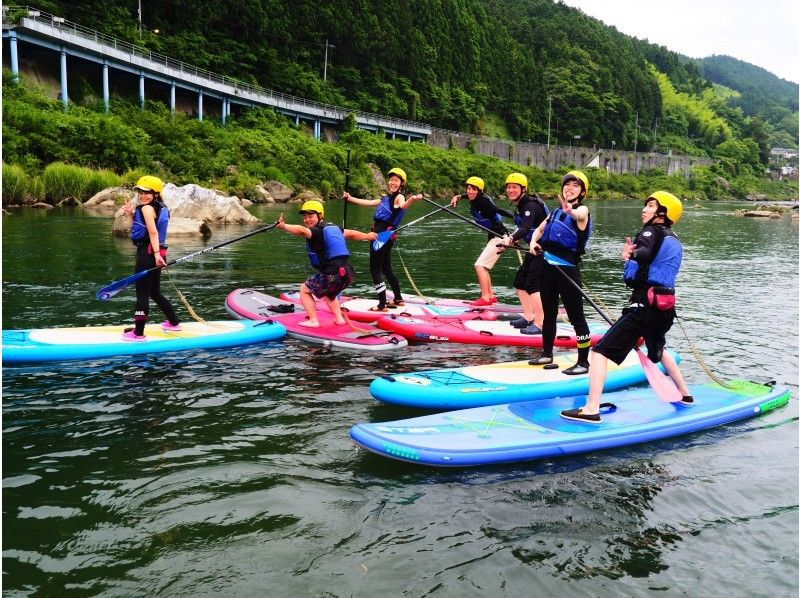 【高知・吉野川】SUP経験者またはアクティブな方におすすめ！吉野川リバーサップ（1日コース）