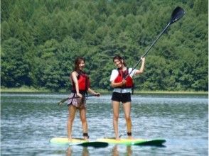 【長野・青木湖】思索の湖、青木湖で初めてのSUP体験(90分)の画像