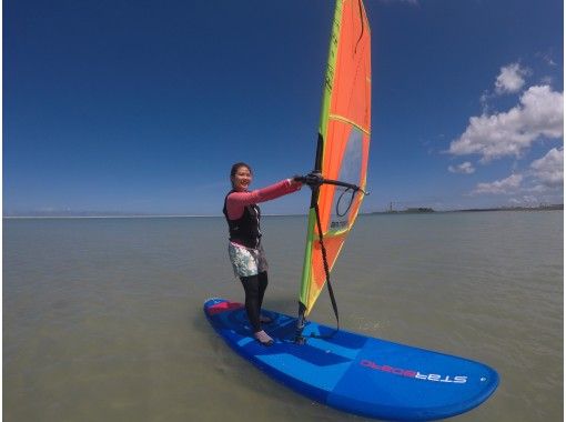 [Okinawa/Naha/Senagajima Beach] Tokoton practice! Windsurfing experienceの画像