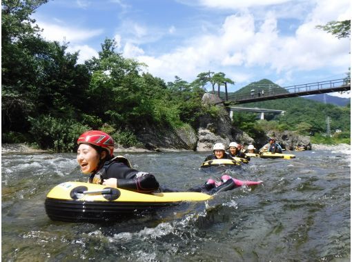 [Gunma, Minakami] 1 day lunch included ♪ A great value happy pack of the popular hydrospeed and canyoning!の画像