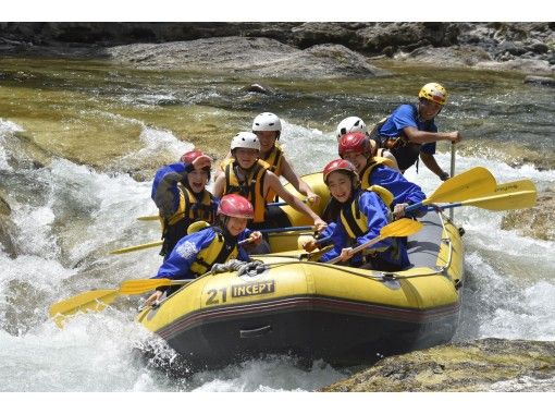 [Gunma, Minakami] 1 day lunch included ♪ A great value happy pack for the popular rafting and canyoning!の画像