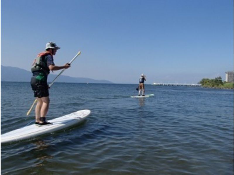 [Shiga Lake Biwa is a cross while looking at the Biwako Ohashi Lake Biwa of Sui-Sui walk experienceの紹介画像