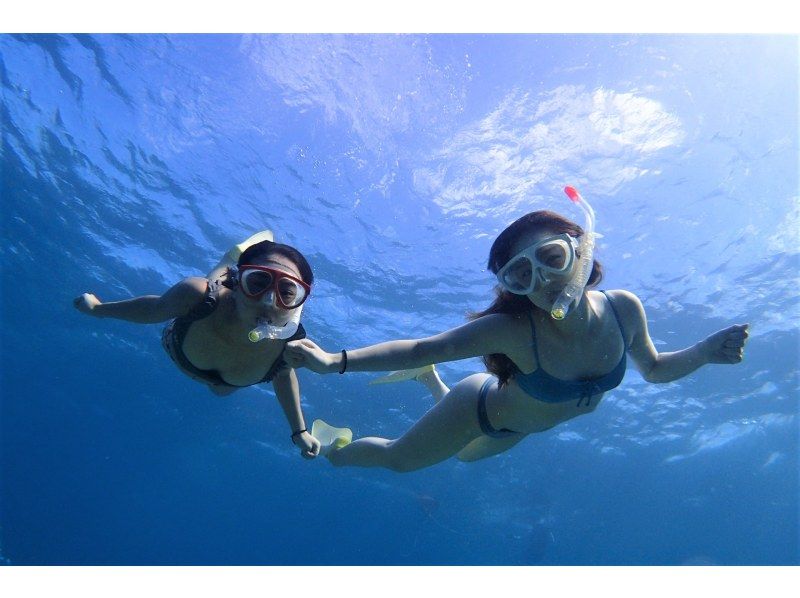 Enjoy your summer vacation to the fullest! [Departing from Ishigaki Island - Disbanding at Taketomi Island] Small group size for peace of mind! Skin diving on the uninhabited island and beautiful ocean you've always dreamed of! (Half-day course)の紹介画像